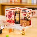 RoboTime 3D-Puzzle Miniaturhaus Asiatisches Bistro Panda Hot Pot